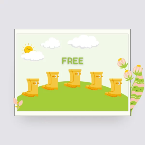 Free Spring Theme Printable Package